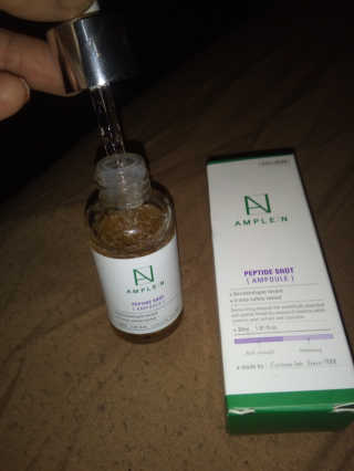 앰플엔 암 페트 펩티드 샷 AMPOULE — 5점을 준 리뷰어가 2019년 7월 올린 사용 사진