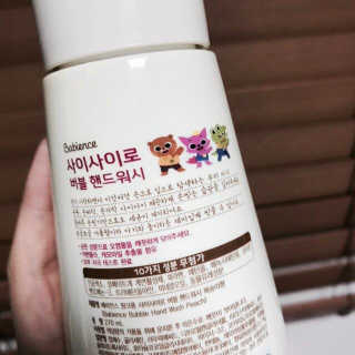 베비언스 핑크퐁 사이사이로 버블 핸드워시 — 4.5점을 준 리뷰어가 2017년 9월 올린 사용 사진