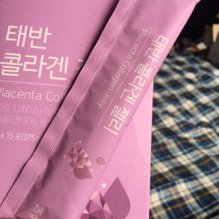 네츄럴굿띵스 태반 콜라겐 젤리 15포 — 3.5점을 준 리뷰어가 2019년 6월 올린 사용 사진