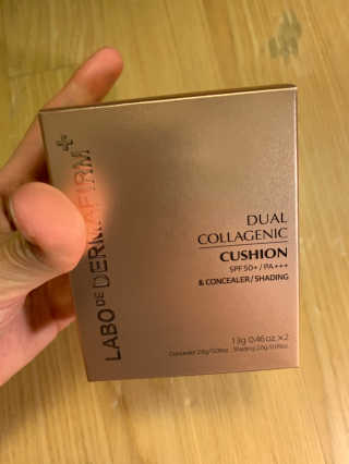 [라보드더마펌] 듀얼 콜라제닉 쿠션 — 5점을 준 리뷰어가 2019년 9월 올린 사용 사진