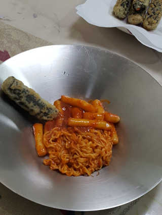 화곡미담 옛날 떡볶이 — 4.5점을 준 리뷰어가 2020년 2월 올린 사용 사진