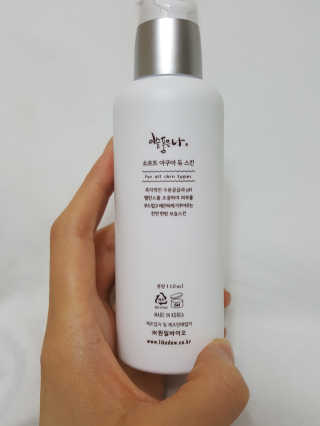 [이슬품은나] 야생녹차 이슬 스킨 110ml — 4점을 준 리뷰어가 2019년 9월 올린 사용 사진