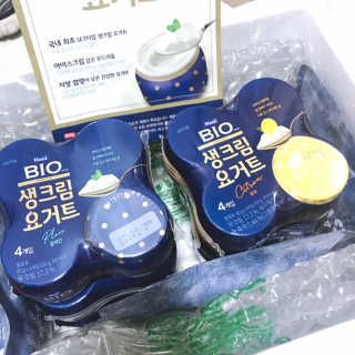 [매일 바이오] 생크림요거트 플레인 12개 + 유자 12개 — 4점을 준 리뷰어가 2019년 7월 올린 사용 사진