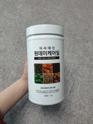 (주)이스터비엔에프 식사대용선식 원데이케어밀 1KG 대용량 — 5점을 준 리뷰어가 2019년 1월 올린 사용 사진