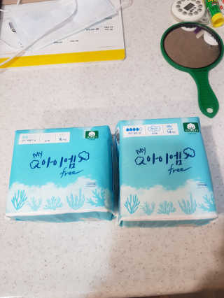 보타메디 마이아이엠 생리대 — 5점을 준 리뷰어가 2019년 2월 올린 사용 사진