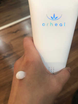 오르힐 울트라레이어 크림 — 4.5점을 준 리뷰어가 2020년 3월 올린 사용 사진