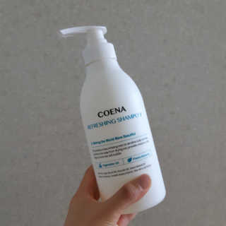 코에나샴푸 500ml — 3점을 준 리뷰어가 2019년 8월 올린 사용 사진