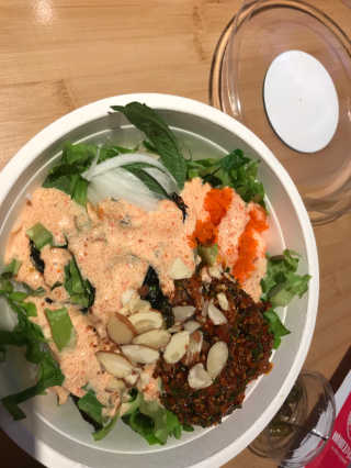 비비다; 낙지 [비비다;낙지 현백 판교점] 낙지 비빔밥 4개 中 택2 — 4.33점을 준 리뷰어가 2018년 8월 올린 사용 사진