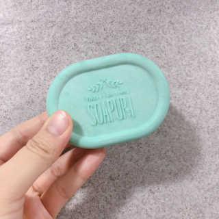 솝퓨리 노세범 샴푸바 지성두피 고체샴푸 — 4.5점을 준 리뷰어가 2019년 7월 올린 사용 사진