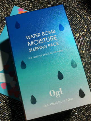 오지아이 워터 밤 모이스처 슬리핑 팩 4ml X 20pcs — 5점을 준 리뷰어가 2019년 12월 올린 사용 사진