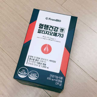 프롬바이오 혈액순환과 눈 건강을 동시에 혈행건강엔알티지오메3 — 5점을 준 리뷰어가 2019년 11월 올린 사용 사진