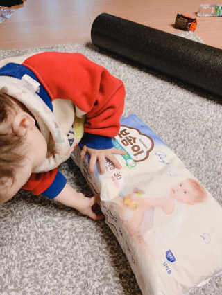 보솜이 리얼코튼 팬티형 — 4점을 준 리뷰어가 2019년 3월 올린 사용 사진