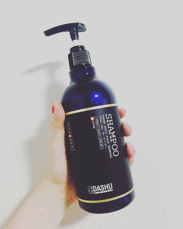 다슈 데일리 한방 두피 골드 샴푸 500ml 리뷰 사진