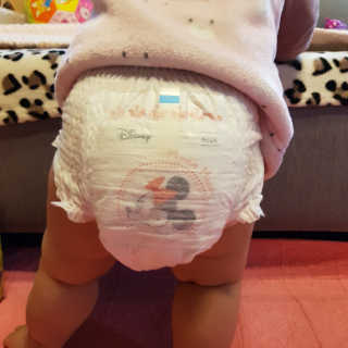 보솜이 베이비케어 팬티형 기저귀 — 4점을 준 리뷰어가 2019년 3월 올린 사용 사진
