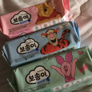 보솜이 아기물티슈 베이비케어 푸에디션 캡 74매 10입 — 4점을 준 리뷰어가 2019년 4월 올린 사용 사진