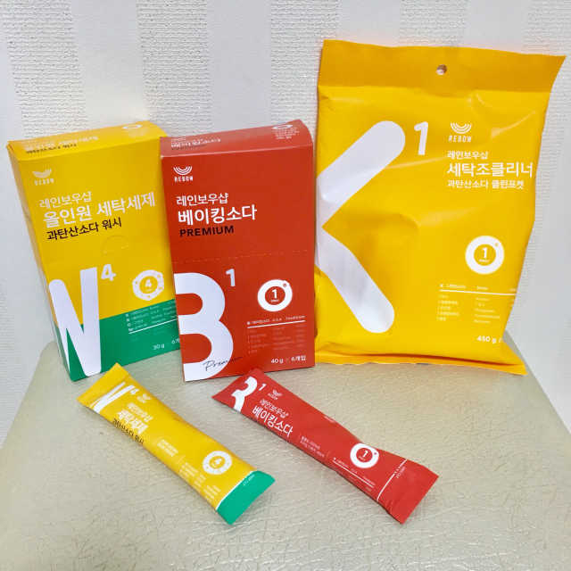 올인원세탁세제,베이킹소다 스틱포6개입+세탁조클리너 리뷰 사진