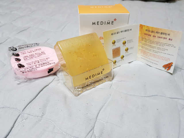 메디미 골드케어 클렌징 바 리뷰 사진