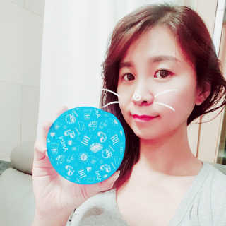 아미니 아쿠아 프로텍터 선쿠션 — 5점을 준 리뷰어가 2019년 4월 올린 사용 사진
