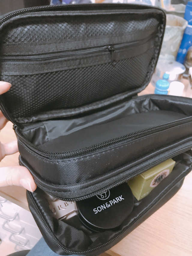 더분 2단 파우치 리뷰 사진