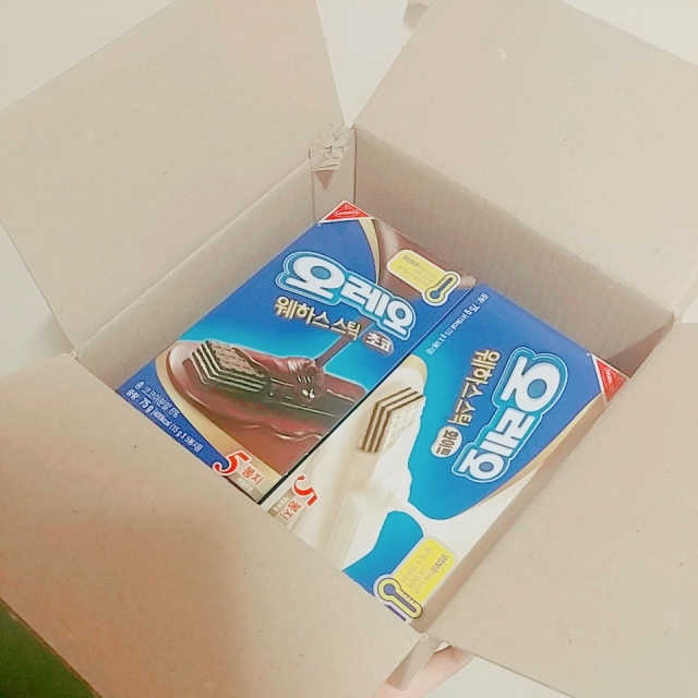 오레오 웨하스스 스틱 리뷰 사진