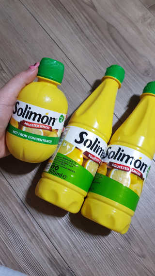 솔리몬 스퀴즈드 레몬즙 500ml X 2 + 280ml X 1 — 5점을 준 리뷰어가 2018년 10월 올린 사용 사진
