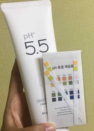 포므시 스노우화이트클렌징폼pH5.5 — 5점을 준 리뷰어가 2019년 8월 올린 사용 사진