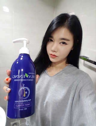 헤브닝 퍼펙트 컨디셔너 750ml — 5점을 준 리뷰어가 2019년 8월 올린 사용 사진