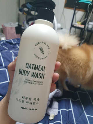 (주)에네스티 내추럴 촉촉  오트밀 바디워시 500ml — 5점을 준 리뷰어가 2019년 11월 올린 사용 사진