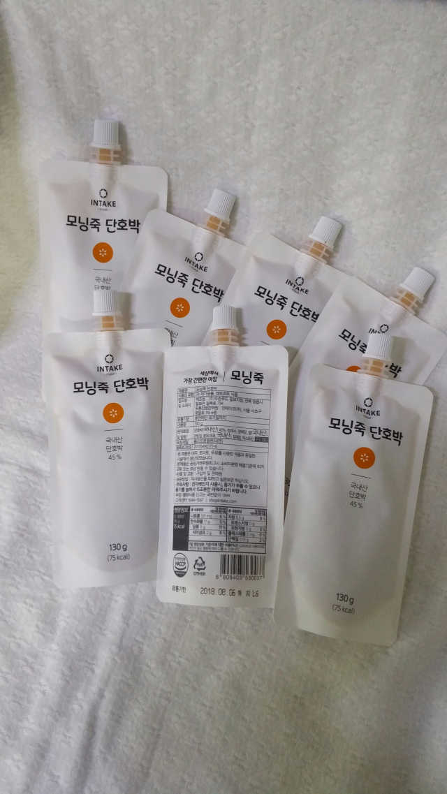 모닝죽 (단호박/고구마/단팥/검은콩/귀리) 리뷰 사진