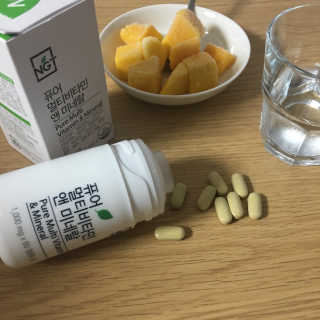 네츄럴굿띵스 퓨어 멀티비타민 앤 미네랄 30일분 — 3점을 준 리뷰어가 2018년 6월 올린 사용 사진