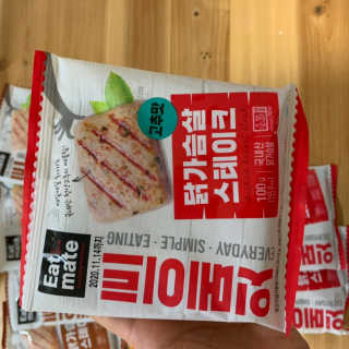 랭킹닭컴 잇메이트 닭가슴살 스테이크 혼합 1kg — 5점을 준 리뷰어가 2019년 12월 올린 사용 사진