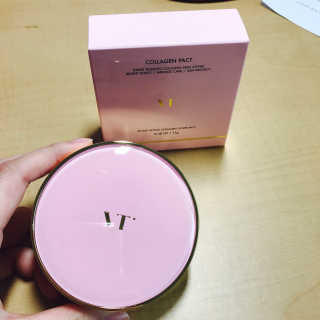 브이티 코스메틱 VT 리얼 콜라겐 팩트 — 1.67점을 준 리뷰어가 2017년 4월 올린 사용 사진