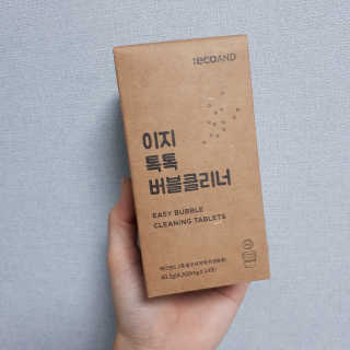 [에코앤드]이지톡톡 버블클리너 1종세척제 — 4.5점을 준 리뷰어가 2019년 10월 올린 사용 사진