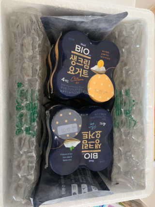 [매일 바이오] 생크림요거트 플레인 12개 + 유자 12개 — 5점을 준 리뷰어가 2019년 6월 올린 사용 사진