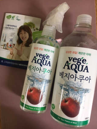 베지아쿠아 475ml + 리필 1000ml 1Set — 5점을 준 리뷰어가 2019년 11월 올린 사용 사진