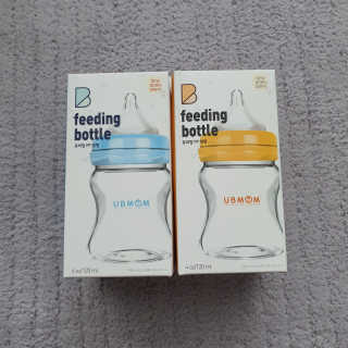 유비맘 신생아젖병 120ml 트리플팩_ 젖꼭지 포함 — 4.5점을 준 리뷰어가 2020년 2월 올린 사용 사진