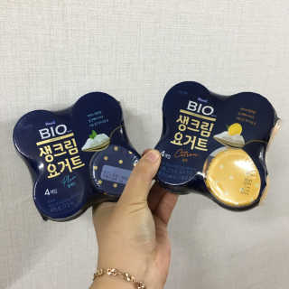[매일 바이오] 생크림요거트 플레인 12개 + 유자 12개 — 5점을 준 리뷰어가 2019년 7월 올린 사용 사진