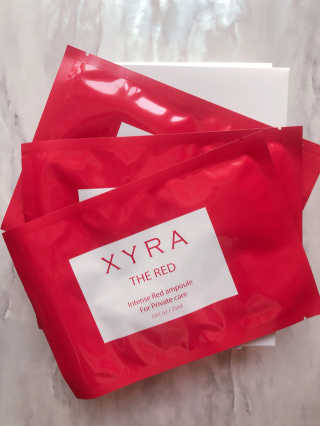 XYRA 자이라 더 레드 마스크 — 4점을 준 리뷰어가 2019년 5월 올린 사용 사진