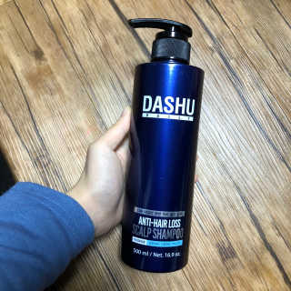 다슈코리아 다슈 데일리 단백질 한방 두피 골드 샴푸 500ml — 5점을 준 리뷰어가 2019년 12월 올린 사용 사진