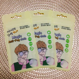 김서림방지 안경닦이 Magic Anti Fog Cloth 렌즈 김서림방지 클리너 — 4.5점을 준 리뷰어가 2019년 11월 올린 사용 사진
