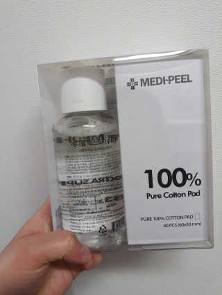 [메디필]엑스트라 슈퍼9 250ml+화장솜40ea — 5점을 준 리뷰어가 2020년 3월 올린 사용 사진
