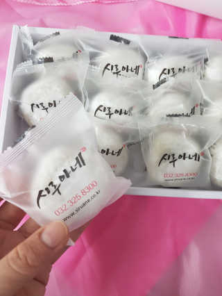 시루아네 덜커덕합격떡 1호, 찹쌀떡개별포장 60g 15개 — 5점을 준 리뷰어가 2018년 11월 올린 사용 사진