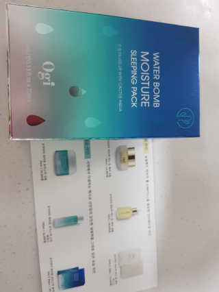 오지아이 워터 밤 모이스처 슬리핑 팩 4ml X 20pcs — 5점을 준 리뷰어가 2019년 12월 올린 사용 사진