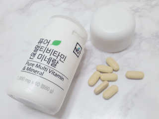 네츄럴굿띵스 퓨어 멀티비타민 앤 미네랄 30일분 — 5점을 준 리뷰어가 2019년 1월 올린 사용 사진