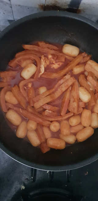 미쓰리떡볶이 just 10 min 패키지 — 5점을 준 리뷰어가 2018년 5월 올린 사용 사진