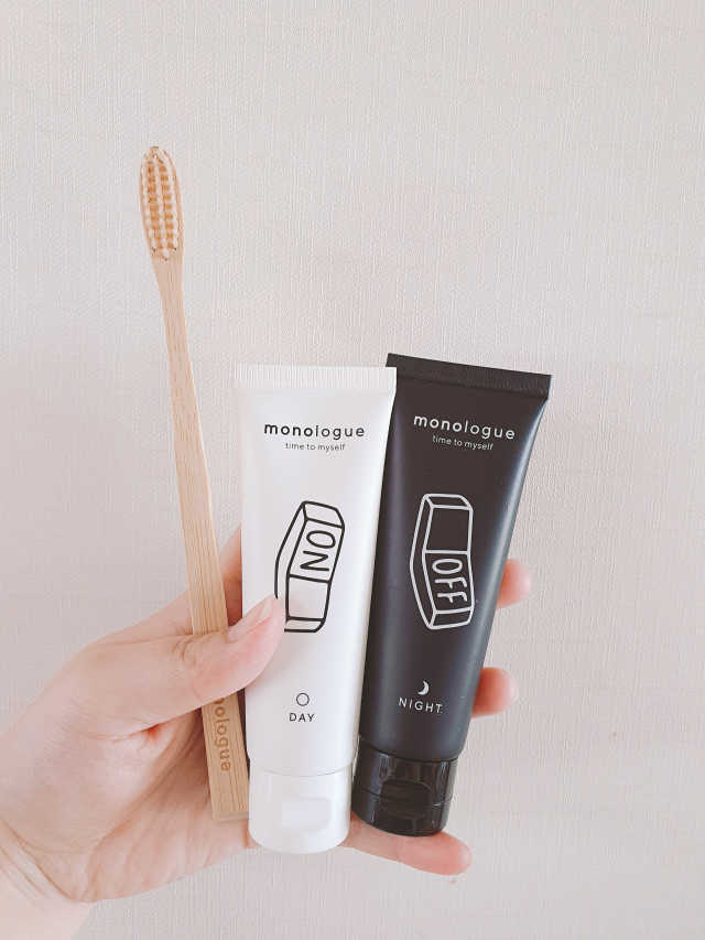 [모놀로그] 안심치약 + 대나무칫솔  세트 리뷰 사진