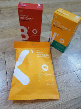 레인보우샵 올인원세탁세제,베이킹소다 스틱포6개입+세탁조클리너 — 3.67점을 준 리뷰어가 2018년 4월 올린 사용 사진