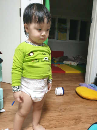 보솜이 액션핏 팬티형 — 4점을 준 리뷰어가 2019년 4월 올린 사용 사진