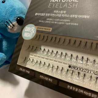 피카소 밍크래쉬속눈썹 1종 + 내추럴속눈썹 1종 랜덤증정 — 4점을 준 리뷰어가 2019년 9월 올린 사용 사진