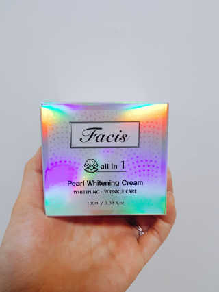 파시스 올인원 진주 화이트닝 크림 100ml — 5점을 준 리뷰어가 2019년 2월 올린 사용 사진